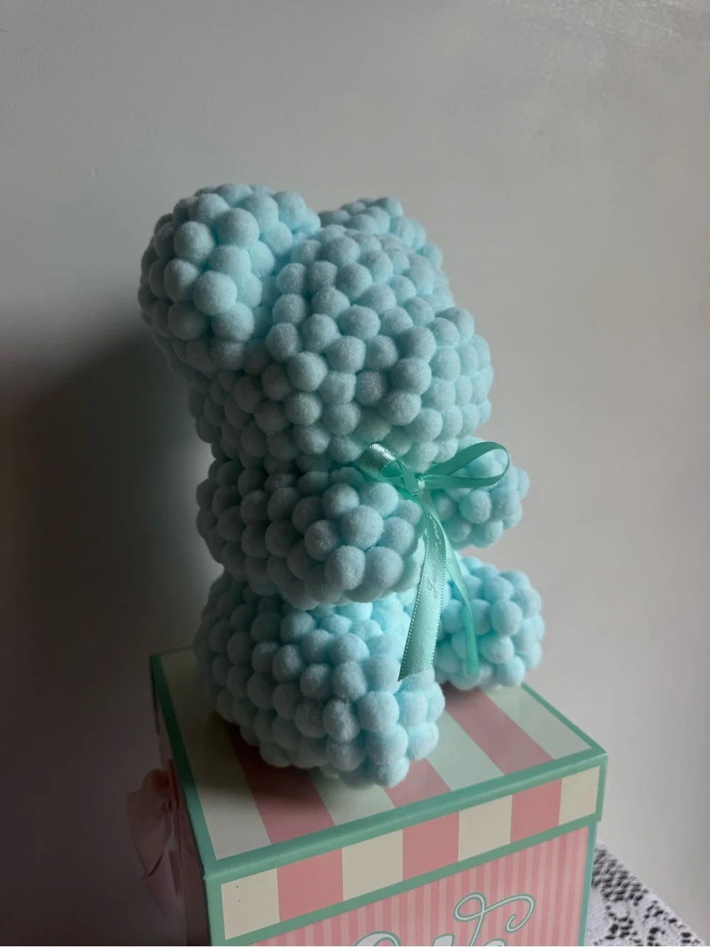 💗5 for $25💗 Motion Design Always & Forever Mint Marshmallow Bear Decor Plush